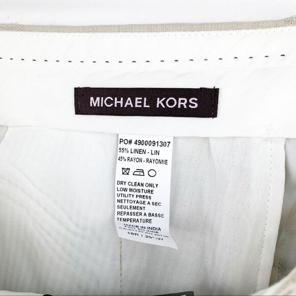 Michael Kors Linen Blend Dress Pants Youth 18R - Picture 8 of 8